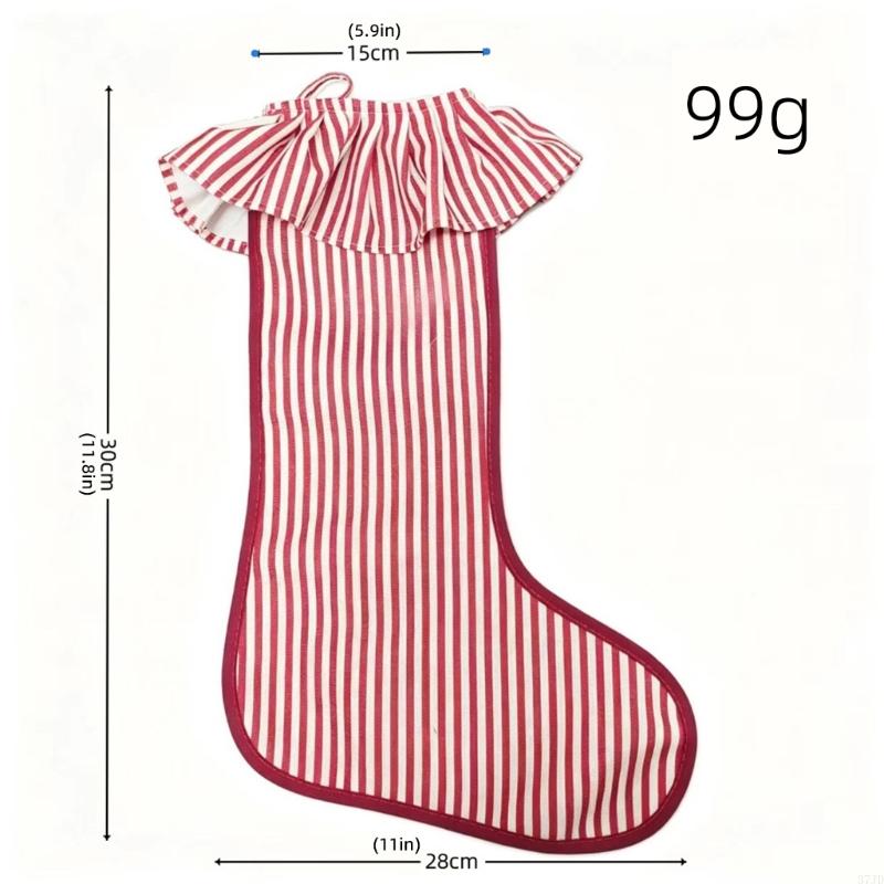 ถุงน่องคริสต์มาส Burlap Textur - Christmas Stocking Hanging บทวิจารณ์และราคา