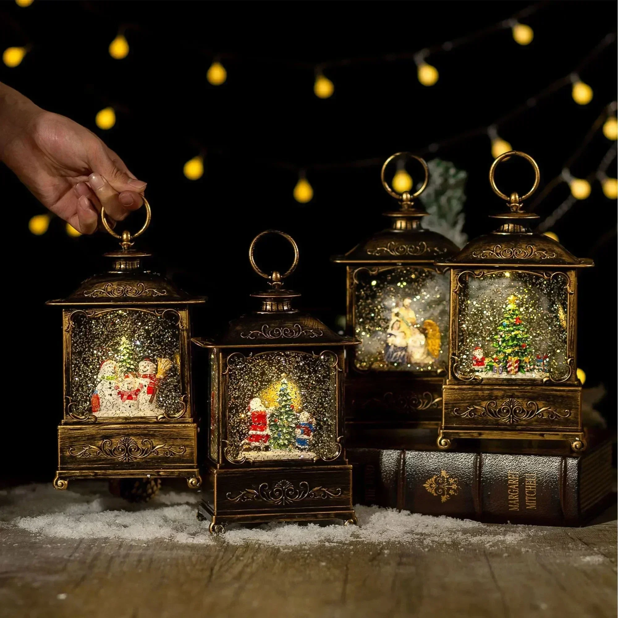 กล่องดนตรีลูกโลกหิมะคริสต์มาส  - Snow Globe Musical บทวิจารณ์และราคา