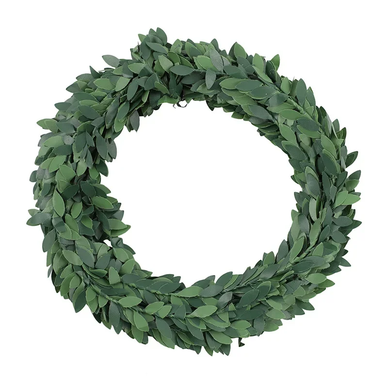 7 เมตรลวดเหล็กสีเขียว Leaf Vin - Christmas Wreath Fake บทวิจารณ์และราคา