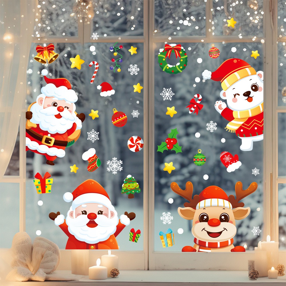 สติกเกอร์ติดหน้าต่างลายการ์ตูน - Snowflake Window Decal บทวิจารณ์และราคา