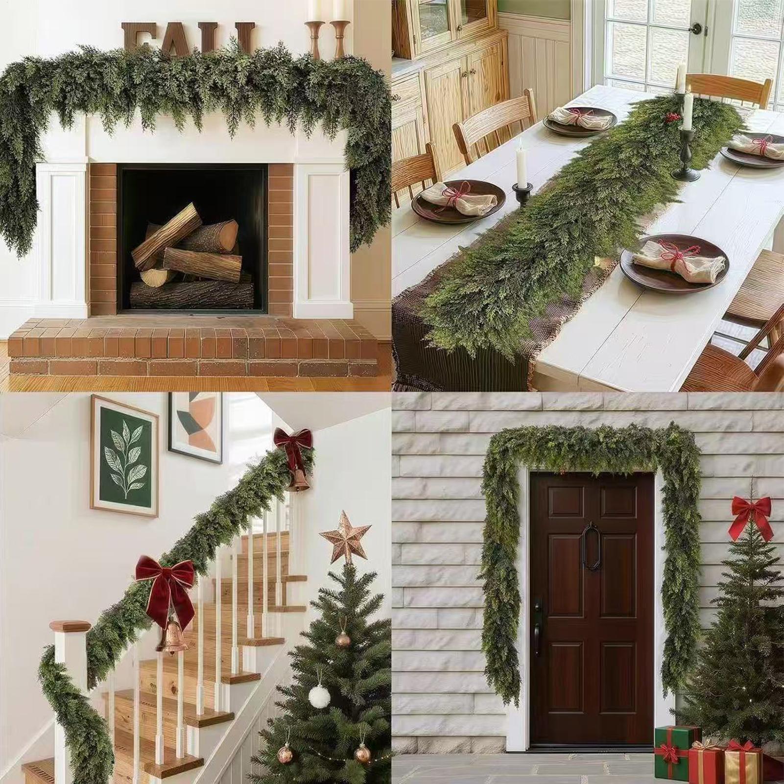 พวงมาลัยคริสต์มาสประดิษฐ์ ตกแต - Christmas Wreath Fake บทวิจารณ์และราคา