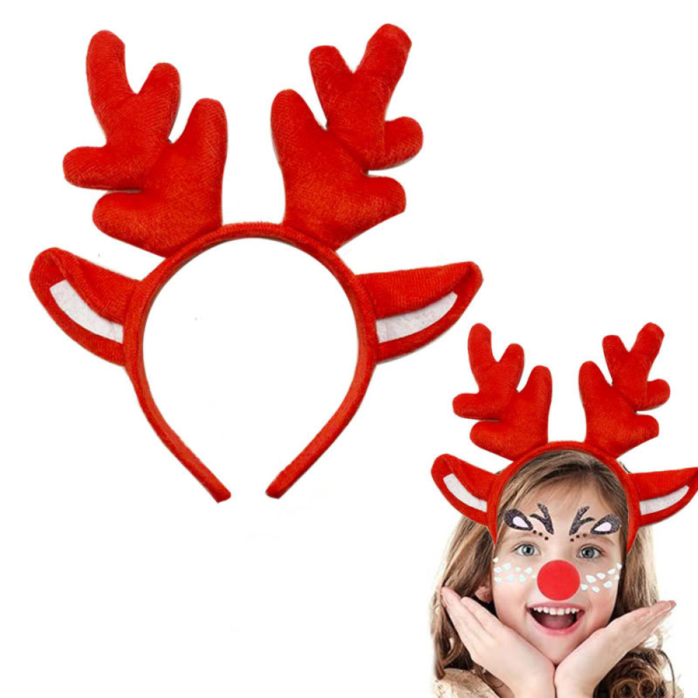 ที่คาดผมลายเขากวางเรนเดียร์สำห - Reindeer Antlers Headband บทวิจารณ์และราคา