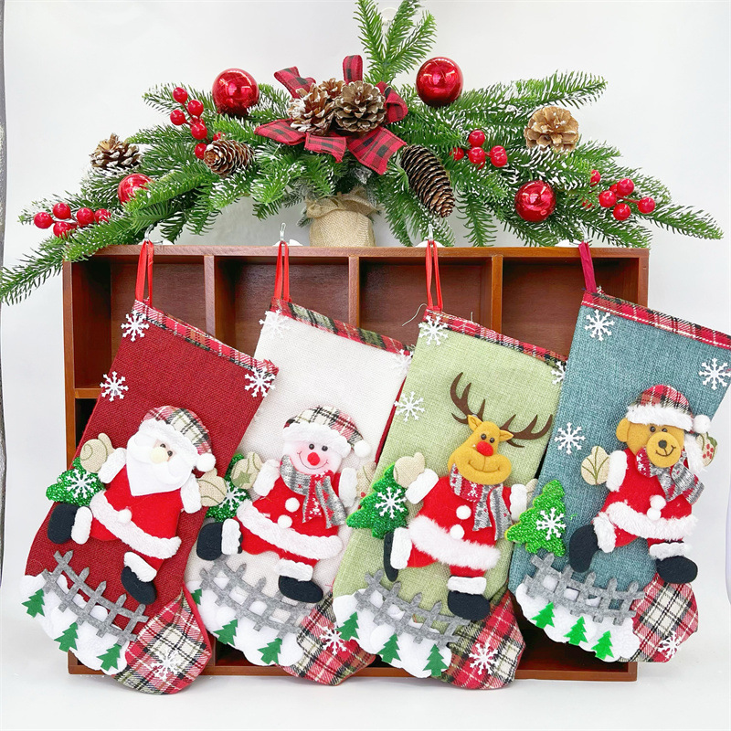 ถุงน่องคริสต์มาสขนาดใหญ่ 31 ซม - Christmas Stocking Hanging บทวิจารณ์และราคา