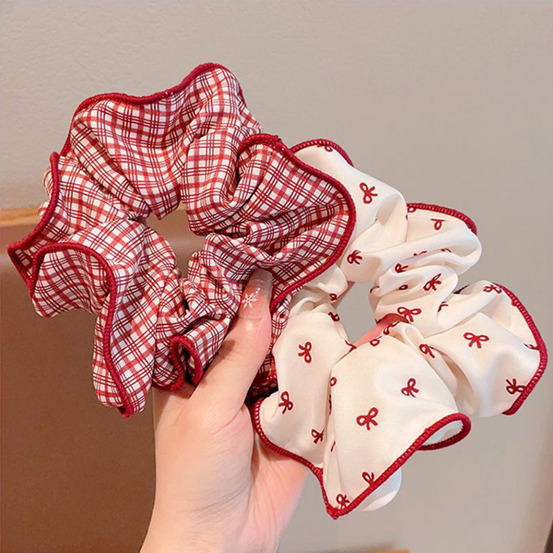 ยางรัดผมลายสก๊อตโบว์สีแดงหวาน  - Christmas Throw Blanket บทวิจารณ์และราคา
