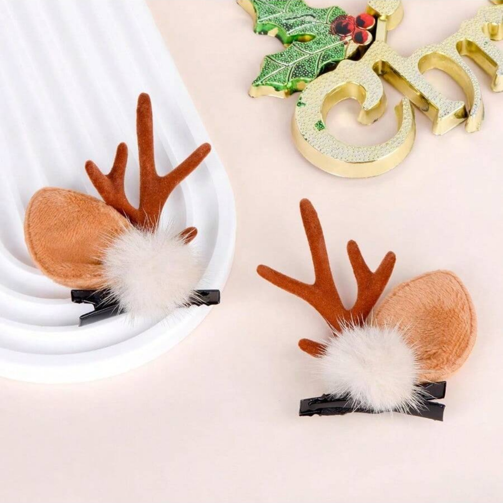 กิ๊บติดผมเขากวางเรนเดียร์คริสต - Reindeer Antlers Headband บทวิจารณ์และราคา