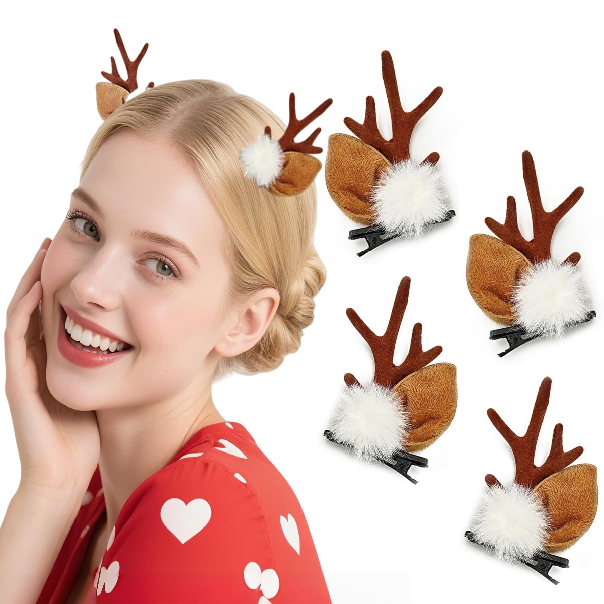 ที่คาดผมรูปหูกวางขนาดเล็ก 1/2  - Reindeer Antlers Headband บทวิจารณ์และราคา